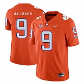 Clemson Tigers 9 Wayne Gallman II Orange Nike College Football Jersey Dzhi,baseball caps,new era cap wholesale,wholesale hats